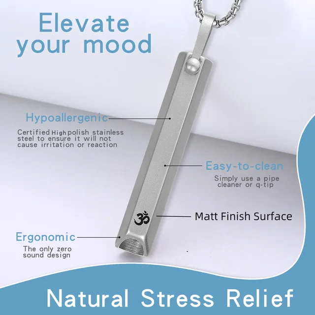 Collana Con Ciondolo Medazione Consapevole Per Alleviare Lo Stress E Pace Interiore - Foto 5