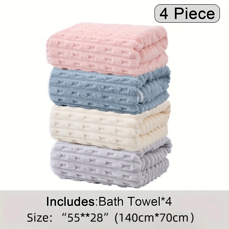Waffle Weave Bath Towel Set 5