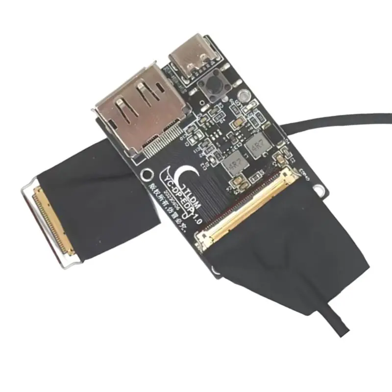 휴대용 LCD 디스플레이용 HJ-EDP 드라이버 보드 4K 8K 120HZ DP에서 EDP Edp 40P 40PIN 케이블 0.4 포함