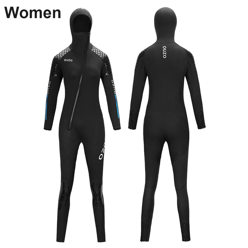 3 ミリメートルネオプレンウェットスーツフード付き男性と女性全身保温