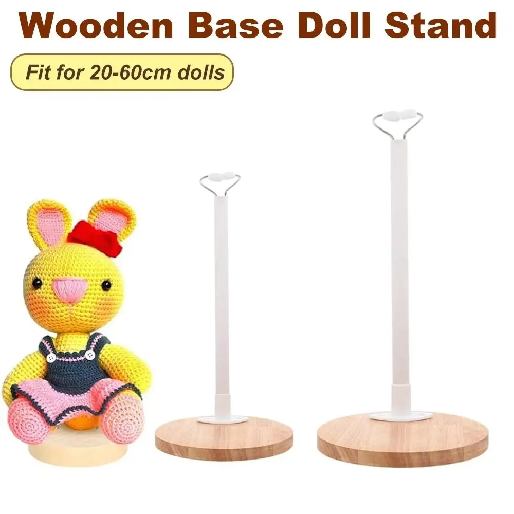 Wooden Base Stands Plastic Support Figure Models Display Holder Adjustable Supporting Rack Action Figure Stand Home Decoration
