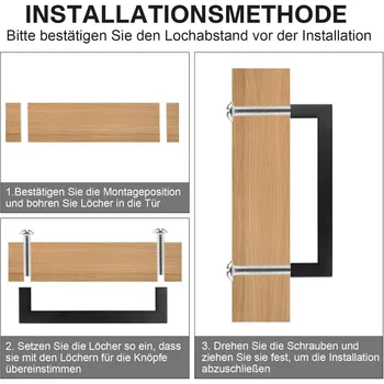 6/12/18 ชิ้นประตูตู้เฟอร์นิเจอร์จับระยะทางรูด้วยสกรูและเครื่องมือติดตั้งสําหรับตกแต่งบ้านห้องครัว 2