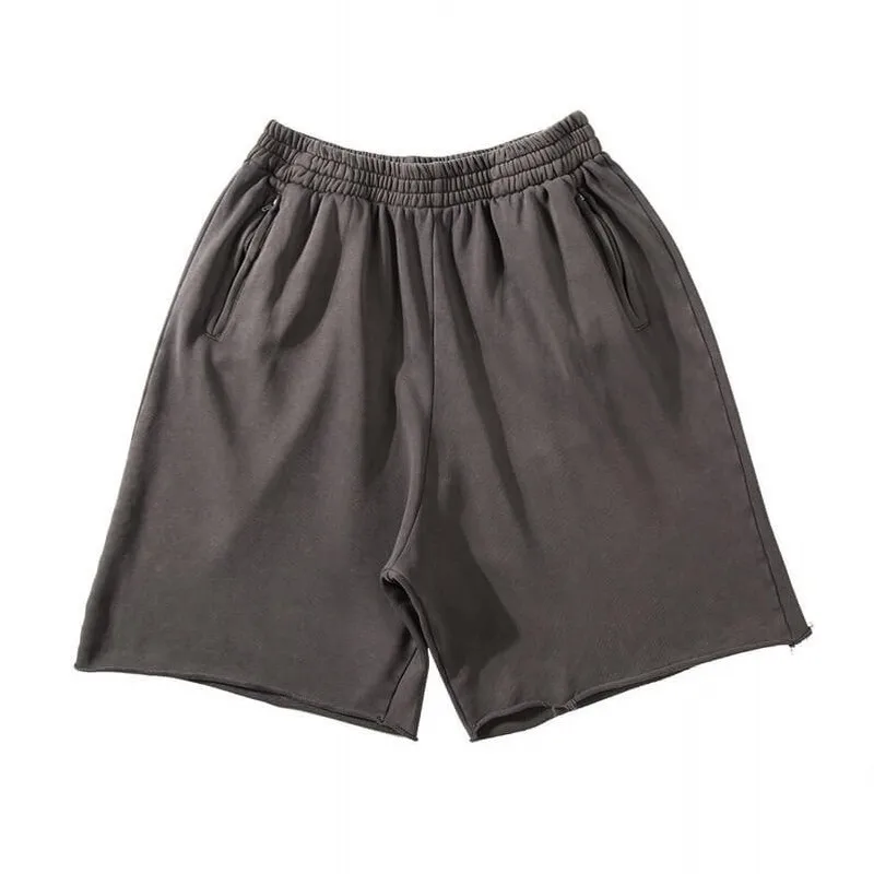 Men's Grey Cotton Shorts Image 12