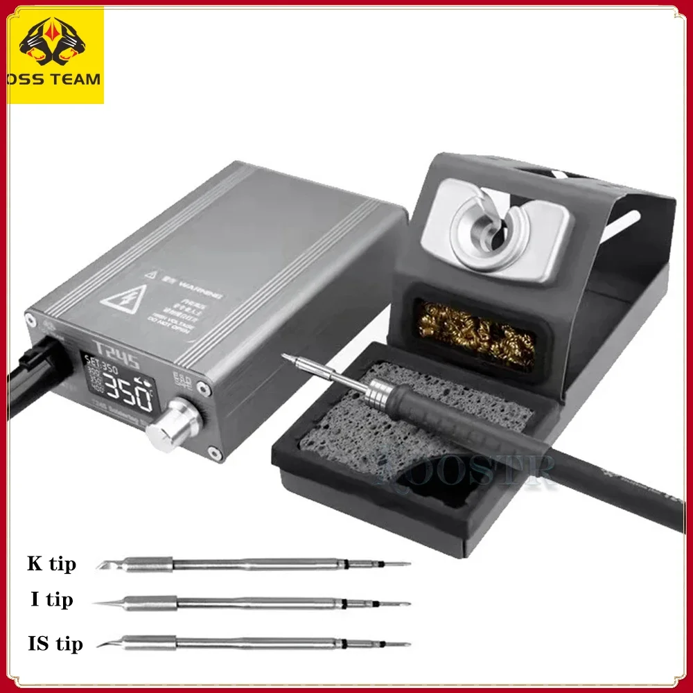OSS T245 Soldering Station 130W 3S Heating Solder Paste Wire With C245 Soldering Iron Tip For Mobile Phone Repair Welding Tool