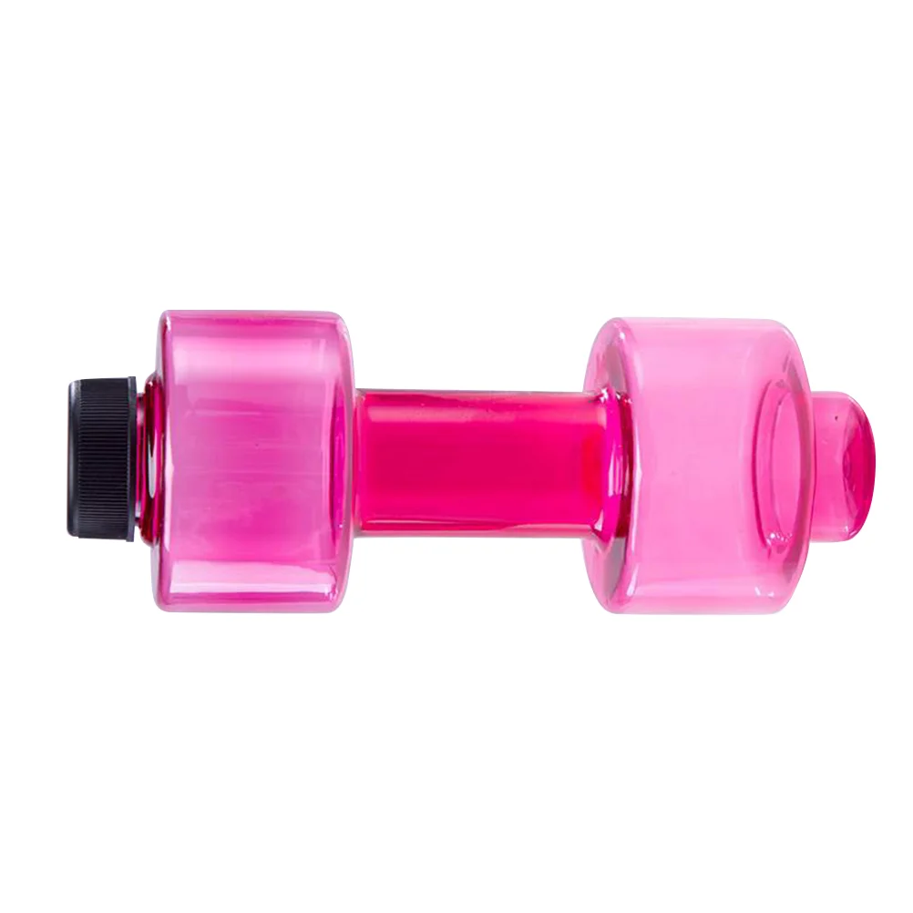 Water Bottles Men Barbell Water Bottle Leakproof Dumbell Water Jug Gym