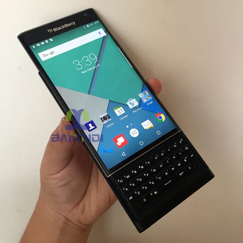 BlackBerry Priv Unlocked Original Mobile Cell Phone 5.4' AMOLED Cellphone 3GB RAM 32GB ROM 18MP Camera Slider Smartphone Android 3