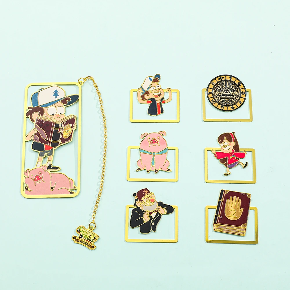 Gravity Falls Metal Bookmark Reading Office Marking Gift