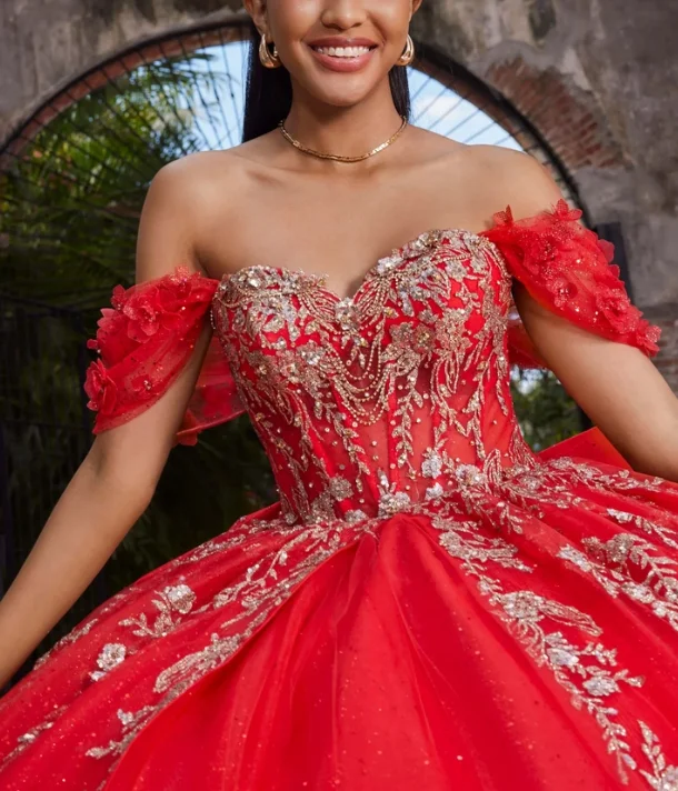chinese dress ladies Sweet Red Lace Top Puffy Short Homecoming Dress