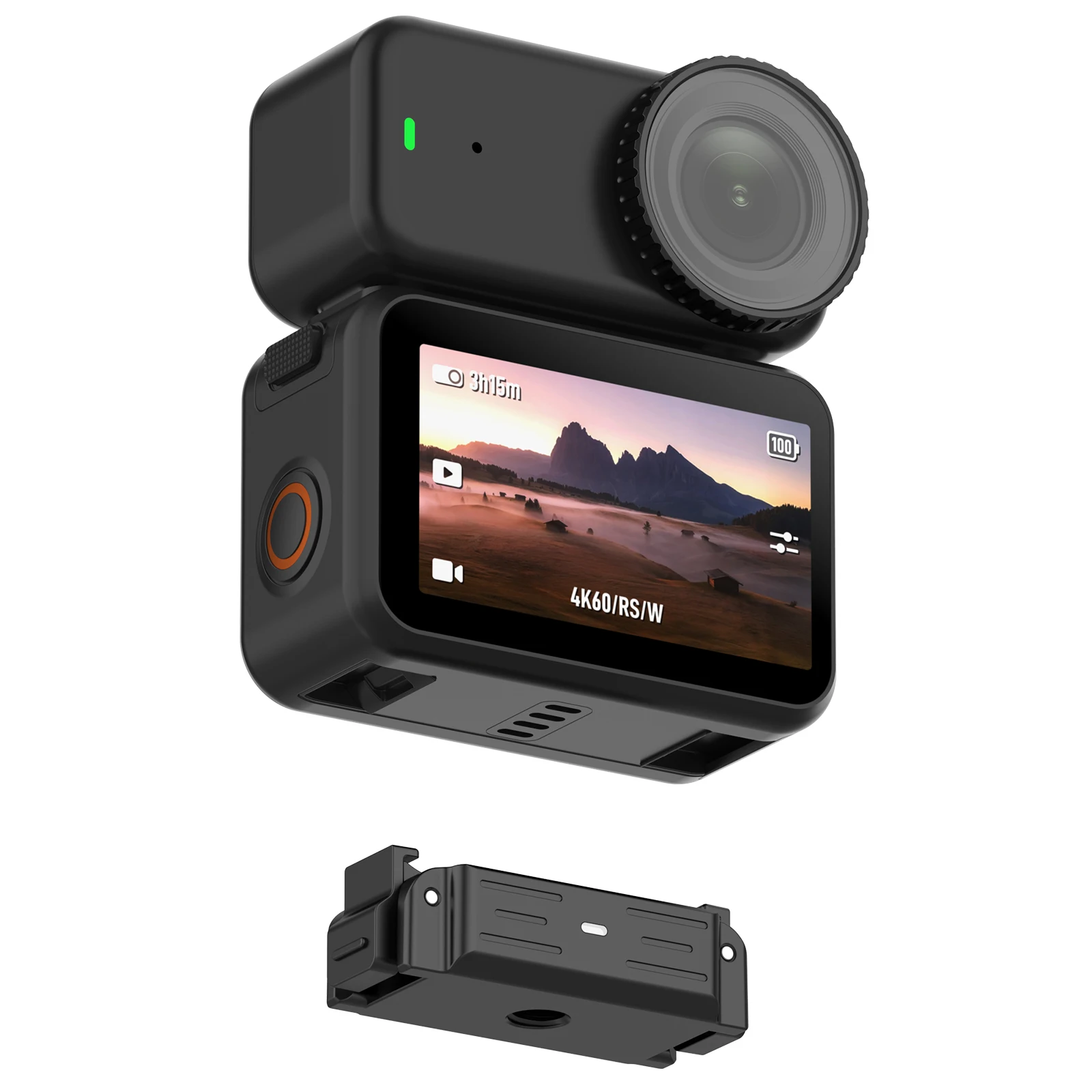 DJI 오스모 나노 액션 카메라 액세서리용 자기식 퀵 릴리스 충전 어댑터 마운트
