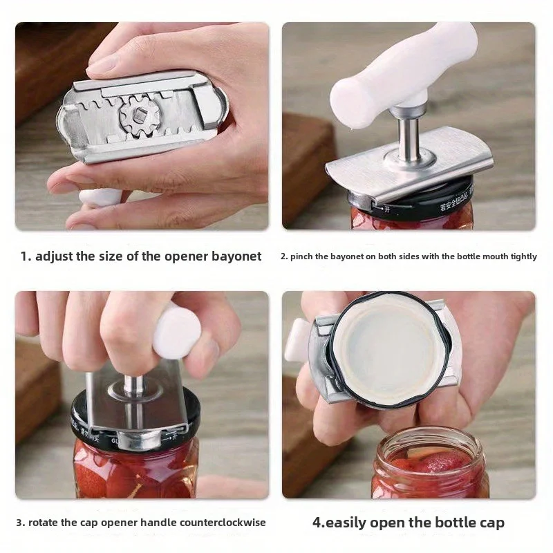 Stainless Steel Kitchen Bottle Opener Adjustable