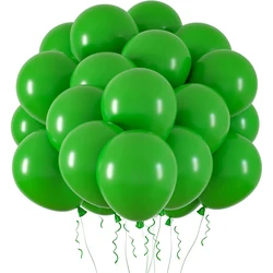Retro Hot Pink Latex Party Balloons - Valentine's, Wedding & Birthday Decoration Helium Balloons - 12inch 20pcs (Green)