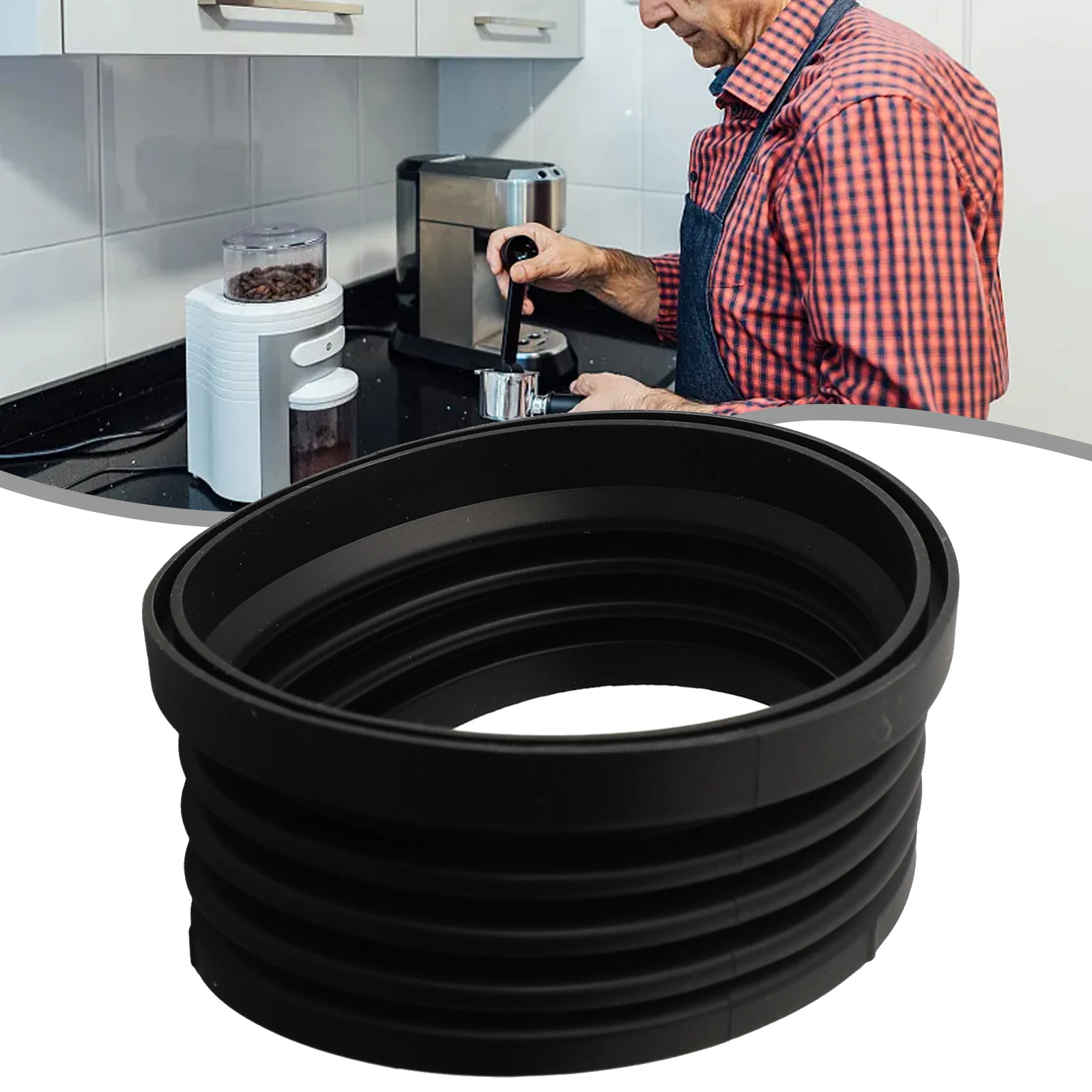 Volume Compresso Del Caffè Per Breville Dose Hopper Macchina Da Caffè Silo Di Fagioli Rotolo Di Compressione Dosaggio Del Caffè Con Soffietto In Silic
