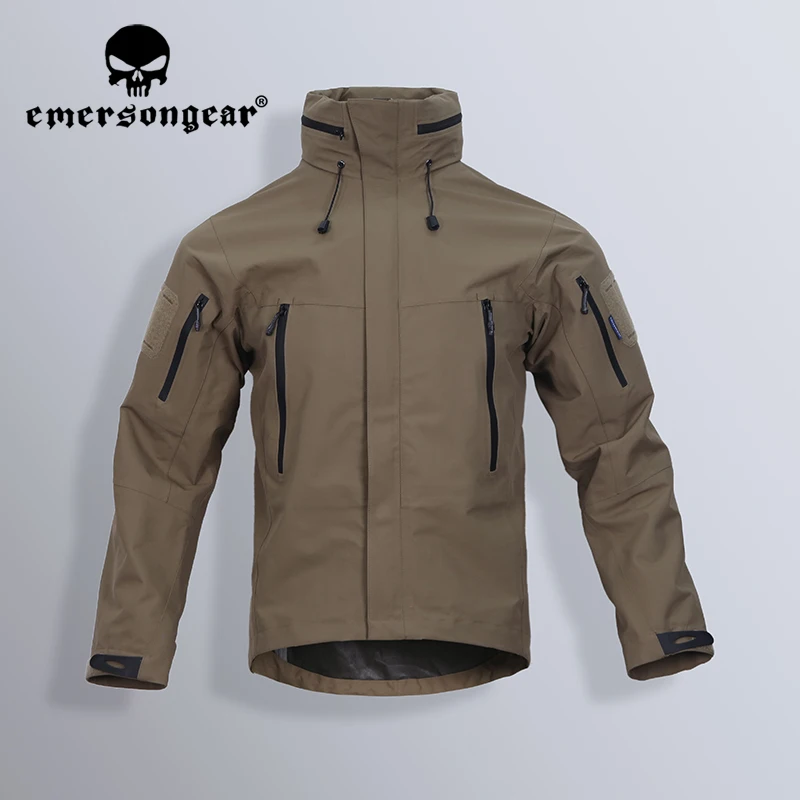 Emersongear Tactical Assault Suit Jacket Blue Lable Brambles Combat Coat Set Warmth Windproof Outdoor Cycling Hiking Camping