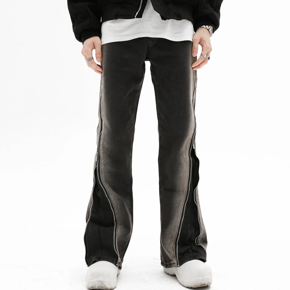 

Male Pants Men Jeans Baggy Commuting Leisure Skin-friendly Split Straight Streetwear Trendy Vintage Y2K Parties