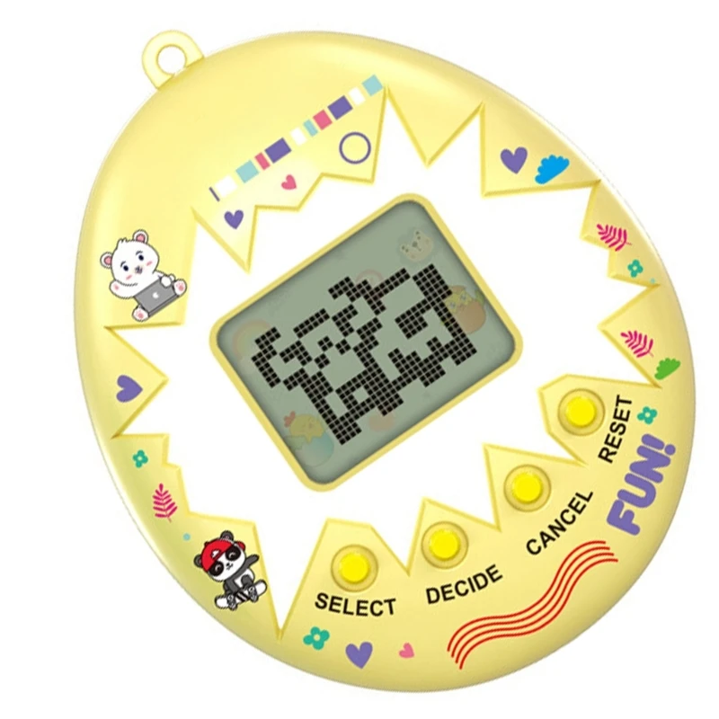 

Nostalgic Game Console Early Education Gift Electronic Digital Pets 197 Pets Game Machine Pocket Electronic Animals Toy