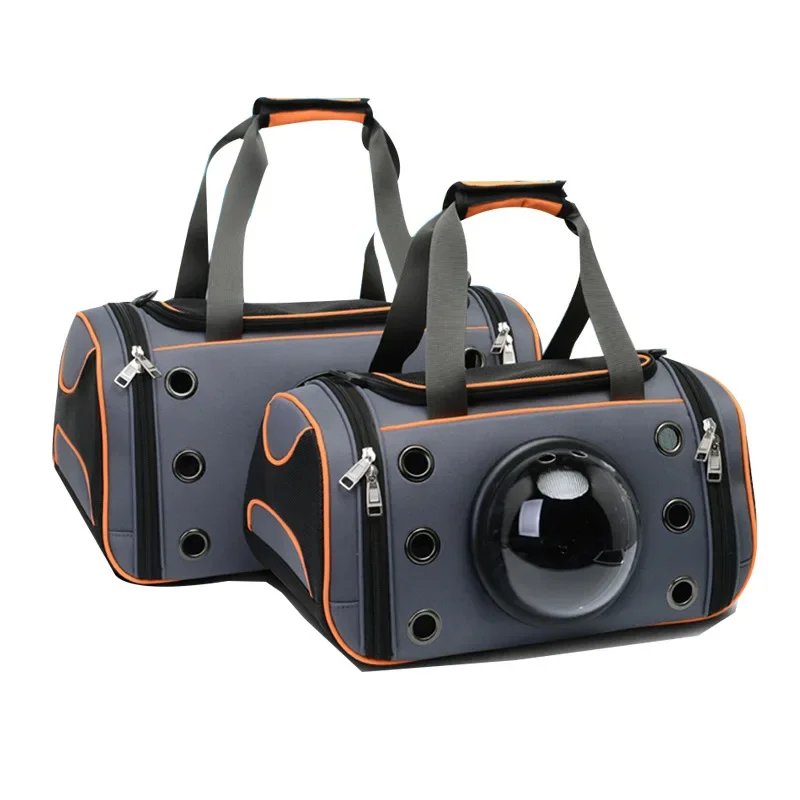 Oxford Space Capsule Goes Out To Pet Bag and Carries Air Breathable Portable Noctilucent Decoration Pet Carrying Backpack