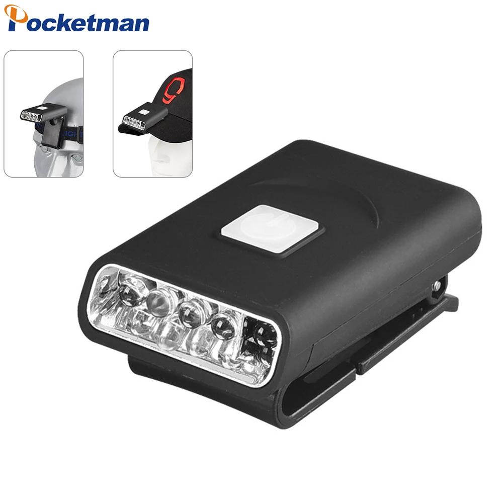 Ir Motion Sensor Led Clip Cap Light Headlight Usb Ricaricabile Hat Brim Light Fishing Headlight Impermeabile Head Hat Light
