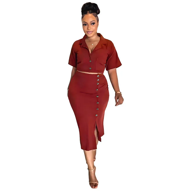 

2 Pieces Set Women Africa Clothes Dashiki Button Skirts And Tops Suits Ankara Wedding Gown Outfits 2023 Elegant Lady Party Dress