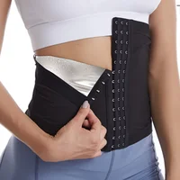 Combinaisons d'entraînement de sauna pour femmes, corsets amincissants pour le ventre, ceinture de sumanquer pour le fitness, entraîneur de taille, brûle les graisses abdominales 3