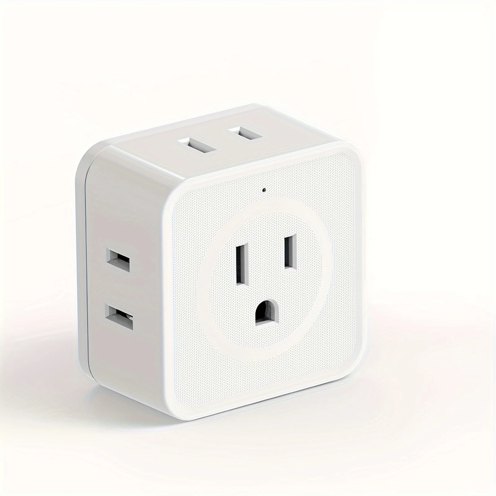 מרחיב יציאת קיר עם מתאם US Plug Multi Outlet Extender עם 5 יציאות AC, מפצל יציאת חשמל קטנה לנסיעות בית משרד דורם