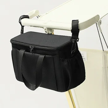 Accessori per passeggino Organizzatore Borse per pannolini Borse per articoli per il negozio della mamma Borsa in tessuto impermeabile antivento di grande capacità per esterni