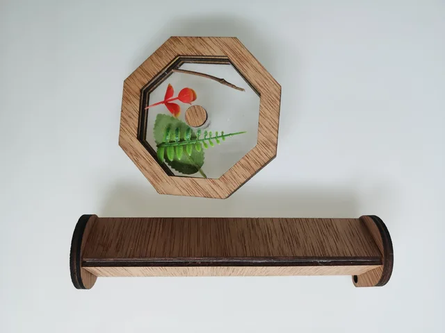 Kids Wooden DIY Kaleidoscope Toys Creative Outdoor Handmade Kaleidoscope Interactive Game Toys Birthday Gift For Children Baby 6