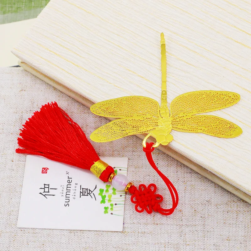 Metal Bookmark Bookmarks Stationery Supplies Retro Style Metal Brass Lotus etc Bookmark