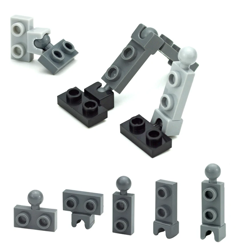 MOC 빌딩 블록 14417 14418 14419 14704 22890 기술 부품 구멍 수평 벨트 작은 볼베이스 조인트 DIY 벽돌 장난감