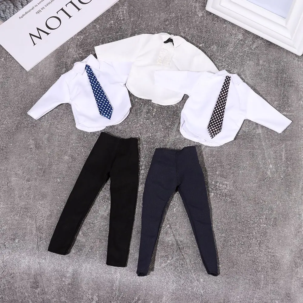 Male Doll Shirt 1/6 Doll Clothes Casual Suit Wedding Party Suit 30cm Doll Daily Wear Doll Pants Suit Clothes Doll Accessories