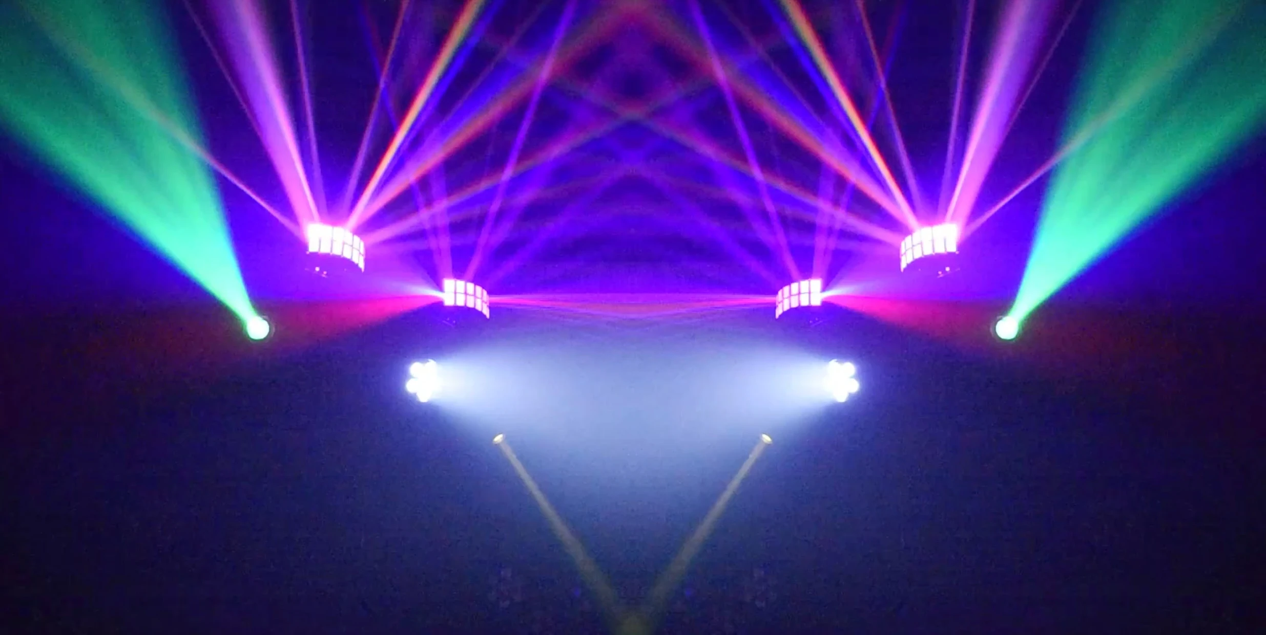 New 2x30w Spot Moving Head + 6x5w Par + 10w RGBW Butterfly Strobe 4in1 Stand Dj