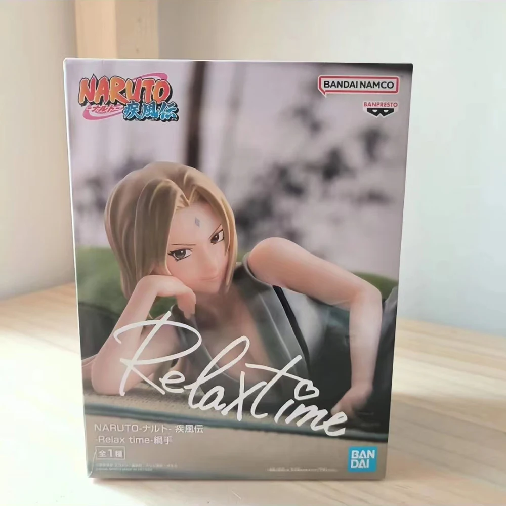 thumbnail image 1 of Original Banpresto Naruto: Shippuden Relax Time Tsunade 15 cm Exquisita figura de acción de anime coleccionable modelo regalo juguetes, 1 of 5