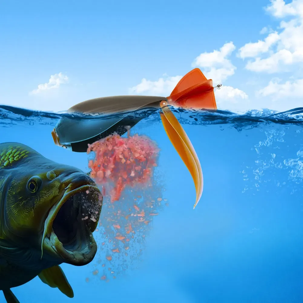 Rocket Bait Thrower Carp Feeder Bomb Fishing Feeder Nesting Tool Pellet Position Thrower Float Fishing Bait Thrower Tool Fishing