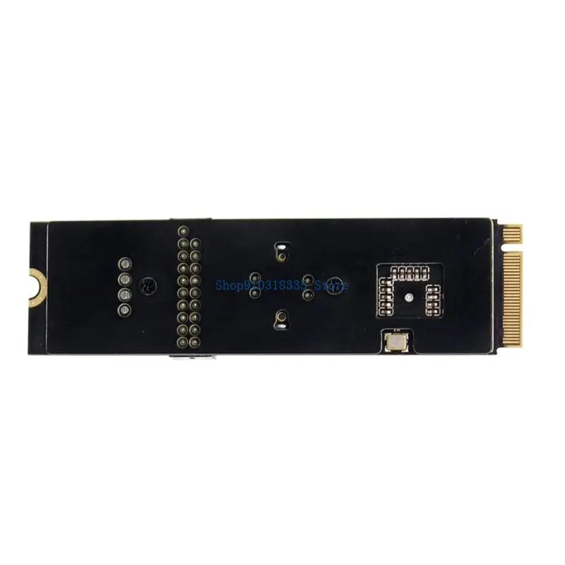 M.2 MKey-전면 USB3.1 어댑터는 드라이버가 필요하지 않은 5Gbps 전송 속도를 지원합니다.
