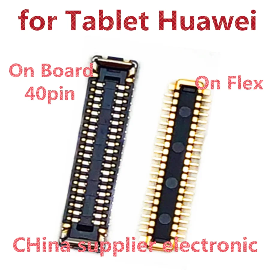 

10pcs-200pcs For Tablet Huawei C5 Charging Stand BZT3-AL00 BZT3-W09 Inline Stand Charging Small Board Interface Cable 40pin