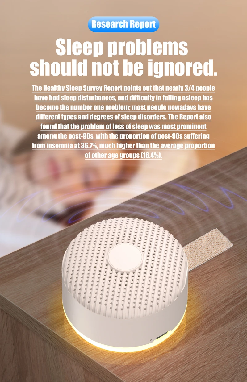 Intelligenter Lautsprecher Zur Babyschlafhilfe Mit White Noise_voghion.com
