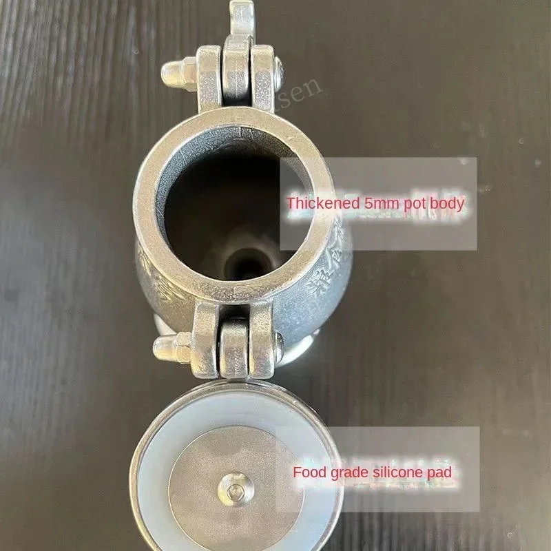 Popcorn Popper 100ml Hand Popcorn Machine Stainless Steel Mini Popper Manual Maker