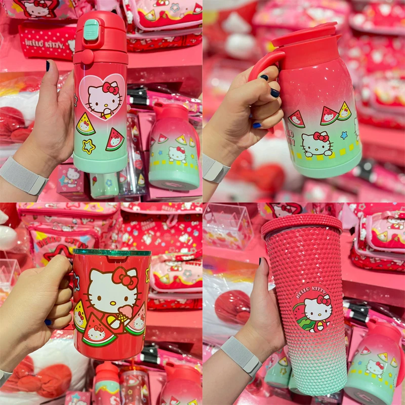 

650 мл Sanrio соломенная чашка Mymelody Little Twin Stars Badtz-Maru Cinnamoroll Kuromi Diamond Durian Cup аниме экшн-Фигурки игрушки