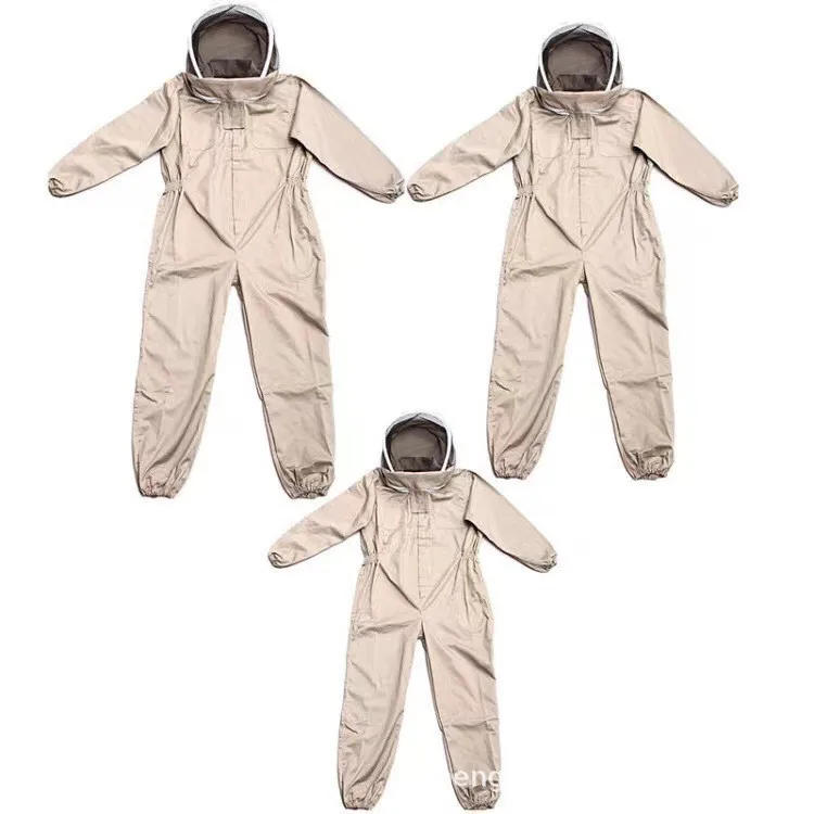 Professional Protective Clothing Beekeeping Protective Equipment Apicultura Clothes Beekeeper Costume Veil Hood Hat Anti-Bee