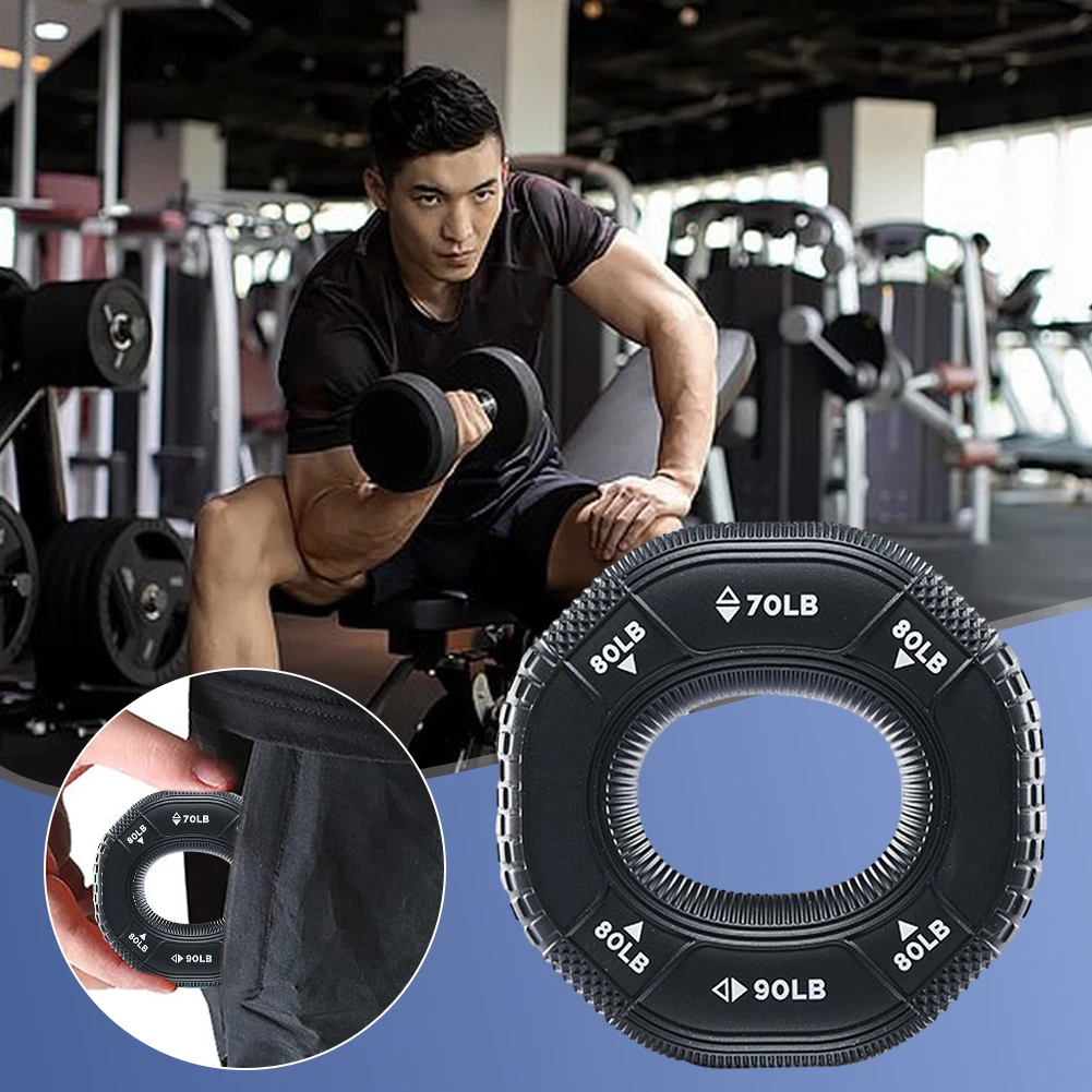 Silicone Adjustable 20-90LB Hand Grip Ring Strength Trainer Gym Finger Forearms Exercise Hand Gripper Carpal Expander Grip Tok hand strengthener,finger trainer,finger strength trainer,forearm exerciser,hand grip trainers,hand grip exerciser,hand exerciser,hand trainer