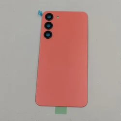 Enhanced Rear Glass Cover with Integrated Camera Lens (S23 Red)