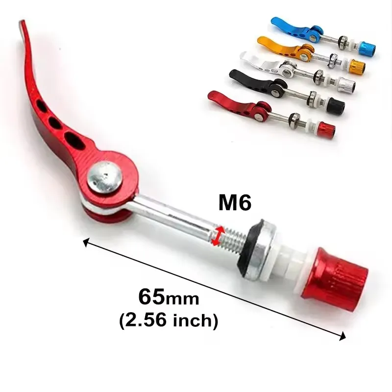 Universal Aluminum Alloy Quick Release Seatpost Clamp with Vibrant Lever Finish