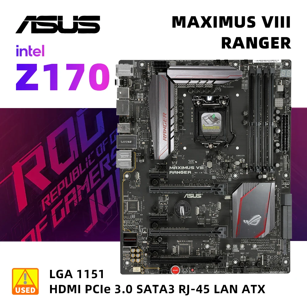Kit Scheda Madre Asus Rog Maximus Viii Ranger + I5 6500 Con Chipset Intel Z170 La Presa Lga1151 Supporta Core I7/I5/I3/Pentium