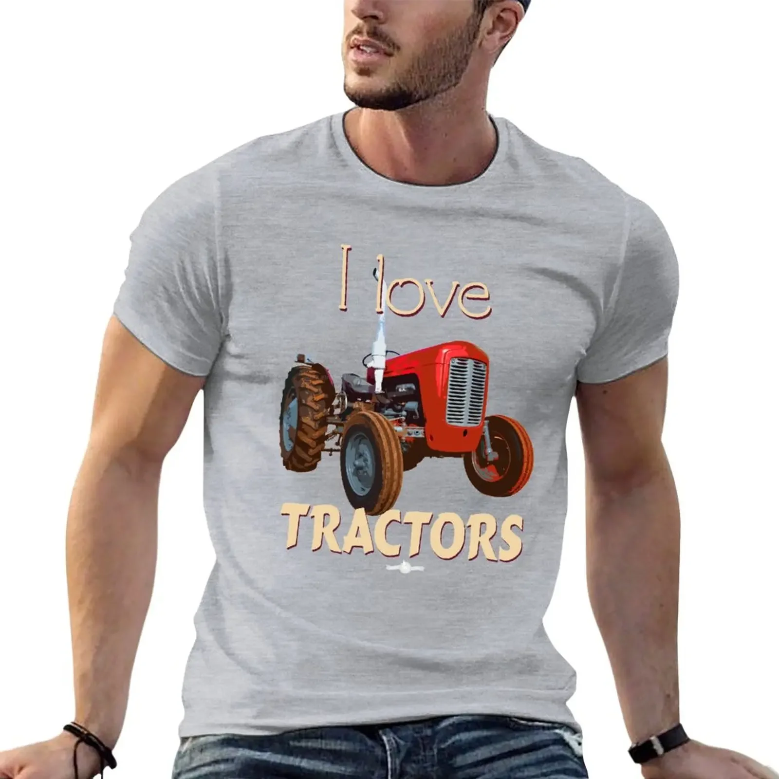 

TractorMFGraphicTee_02 T-Shirt Short sleeve tee customizeds kawaii clothes mens graphic t-shirts anime