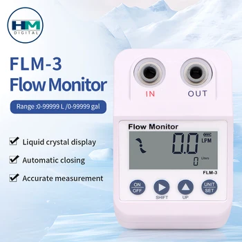 Misuratore di portata d'acqua filtro misuratore di portata elettronico con Display digitale con allarme depuratore d'acqua e funzione di risparmio energetico
