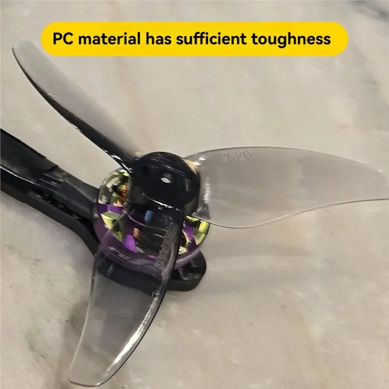 2520-3-블레이드 2.5인치 RC FPV 드론 프로펠러용 4쌍 PC FPV 프로펠러 CW+ CCW B-ABFT