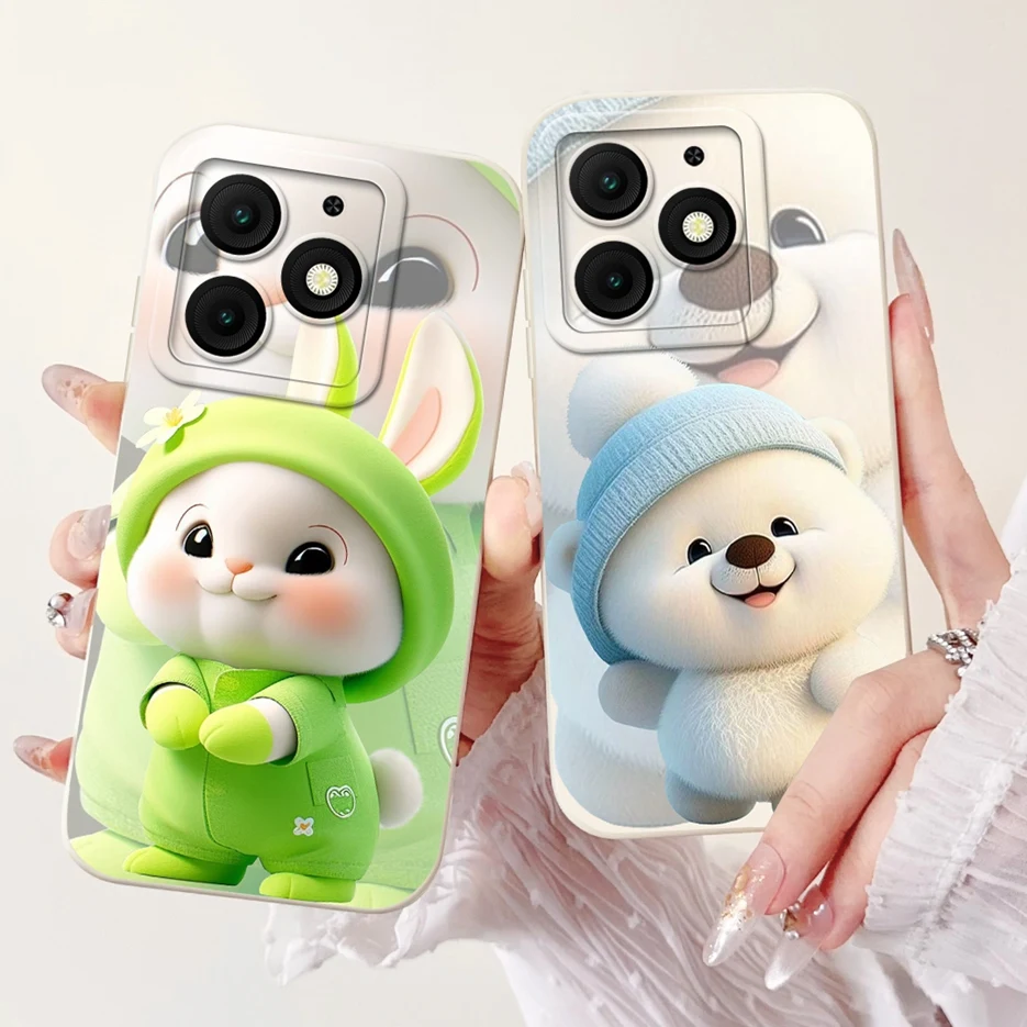 Cute Fashion Cartoon Soft TPU Phone Case - Stylish Protective Back Cover Bumper