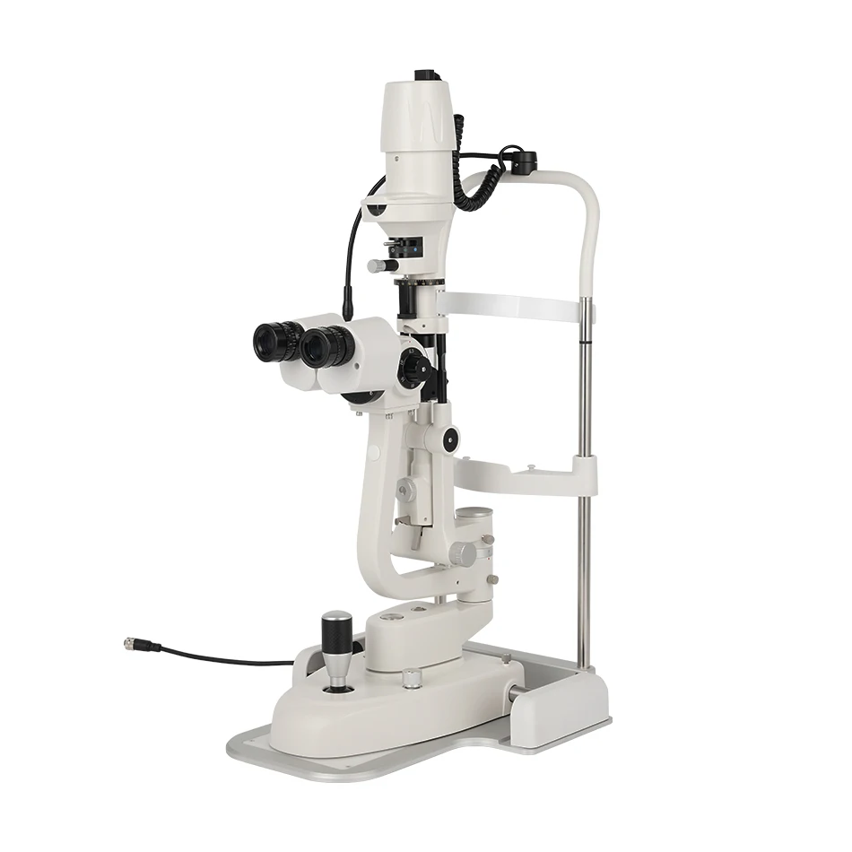 Five Magnifications Ophthalmology Slit Lamp Optometry Microscope with LED Illumination Optical Biomicroscope