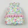 Wholesale Baby Girl Backpack Floral Ruffle Daypack Toddler Children Outdoor Portable Kids Flower Boutique School Bag 4