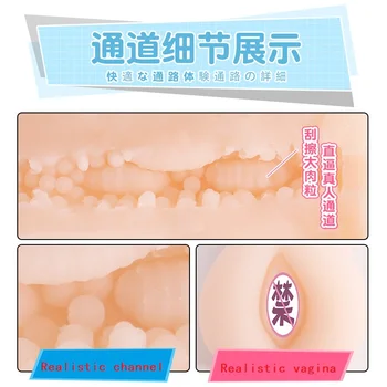 Portable Masturbator Cup Realistic Tight Vagina Artificial Vagina Real Pussy Machine Sex Toys for Men Male Masturbation Soft Gel 5