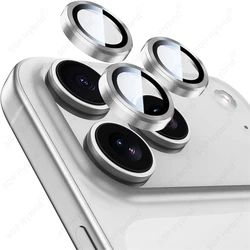 Enhanced Metal Ring Camera Glass Lens Protector for Apple iPhone 17 Pro Max (Silver - 02)